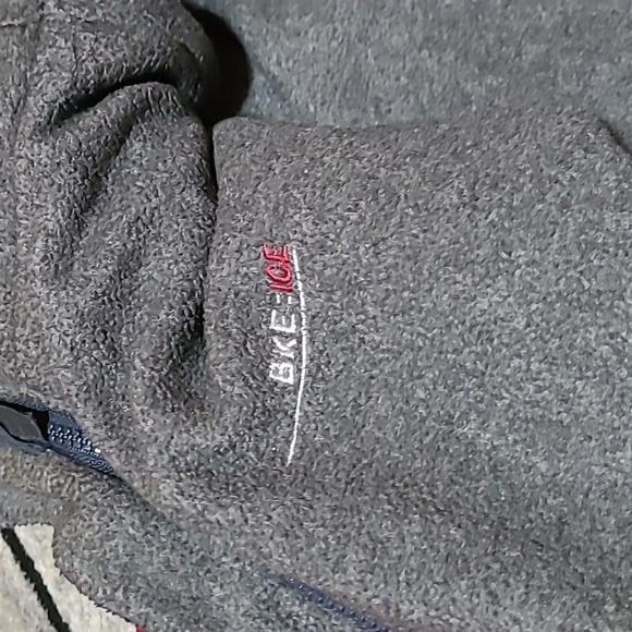 VINTAGE BKE-ICE NYLON REMOVABLE FLEECE LINING VARSATILE ZIP-SNAP HOODIE JACKET - Picture 12 of 16